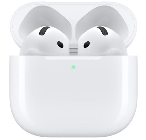 apple airpods 5 with wireless charging case, белый (mkft4)